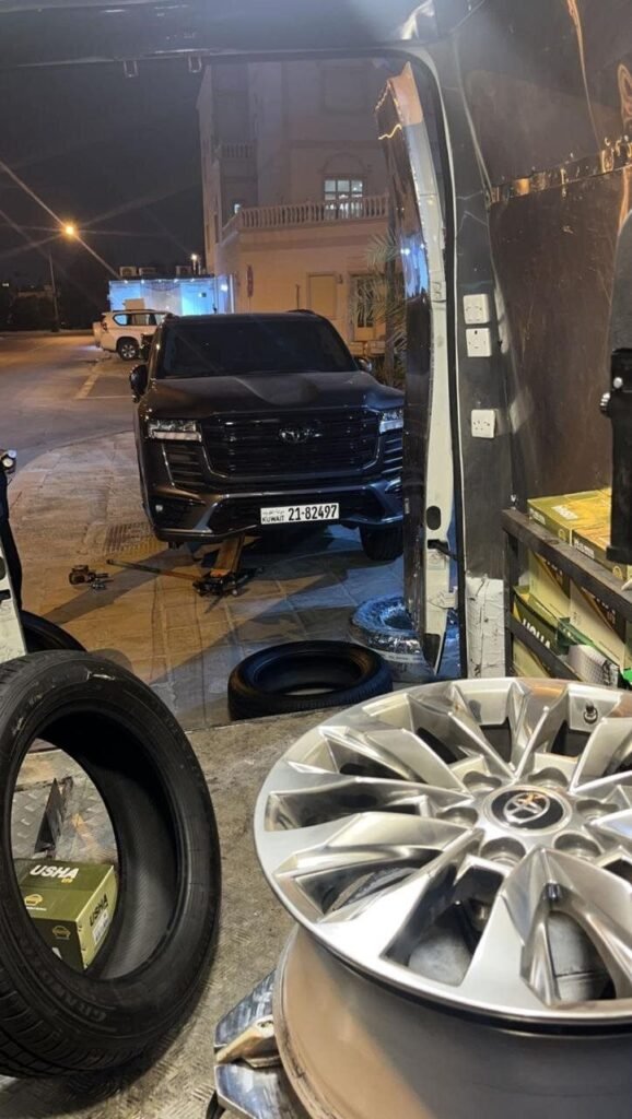 الإطارات المستخدمة في خدمة تبديل التواير